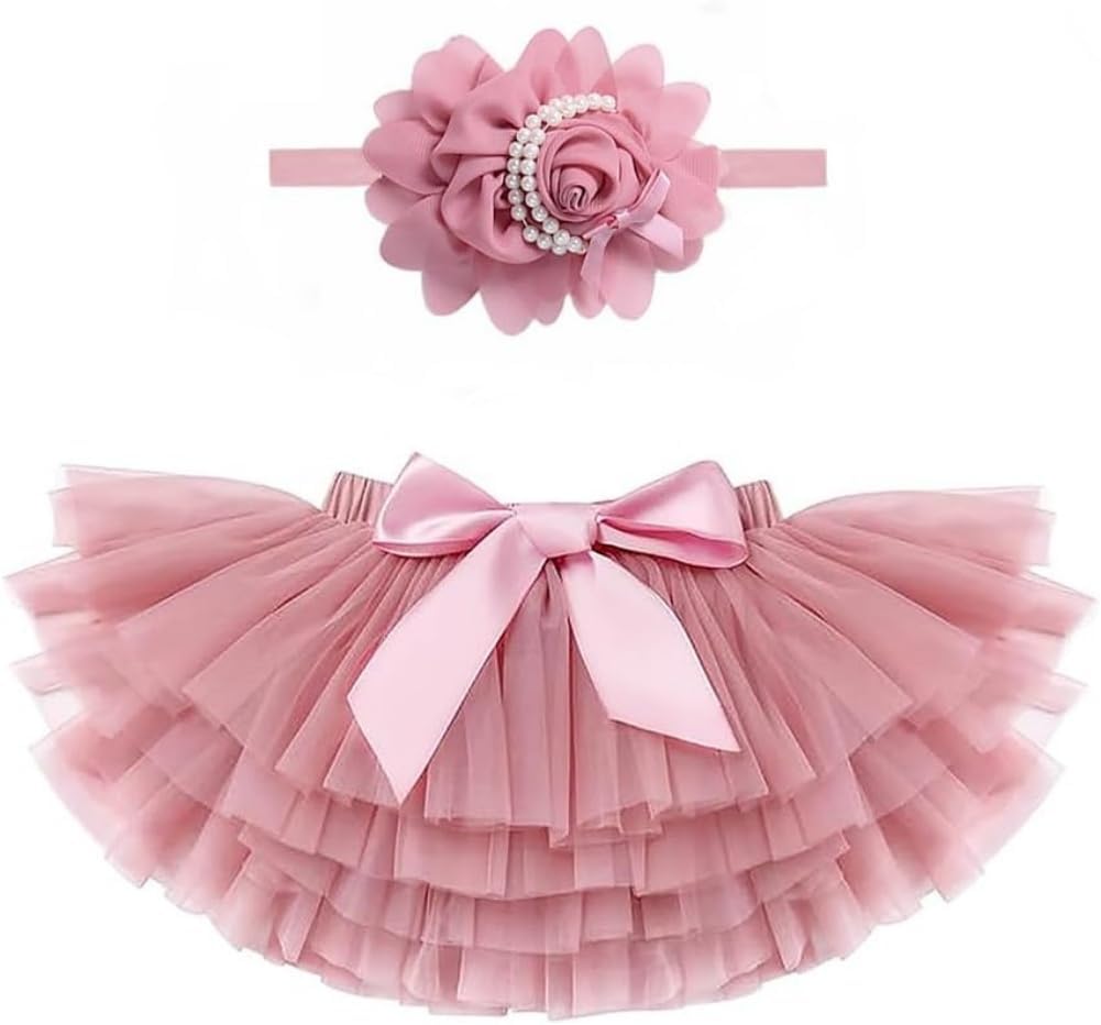 Perfect for newborn photography Vomdrok Tutu Skirt and Headband