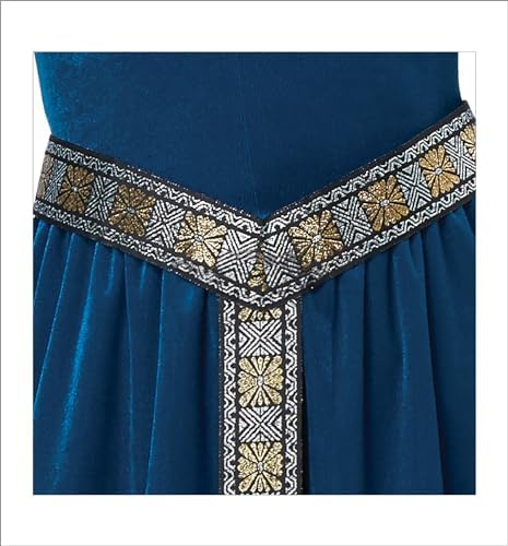 Medieval Princess Gown Giggling Girls Costumes Glowin Gold Details