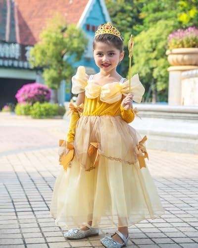 TYHTYM Princess Dress Little Girls Delute Halloween Party Costume Gig Ball Gown