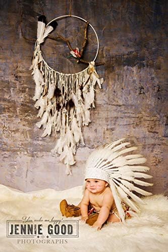 Handmade Native Feather Headdresses for Babies 0-9 Months