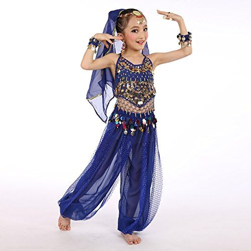 Dance girls belly dancer outfit for Halloween performance