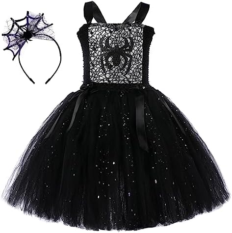 Spider Web Halloween Costume for Girls