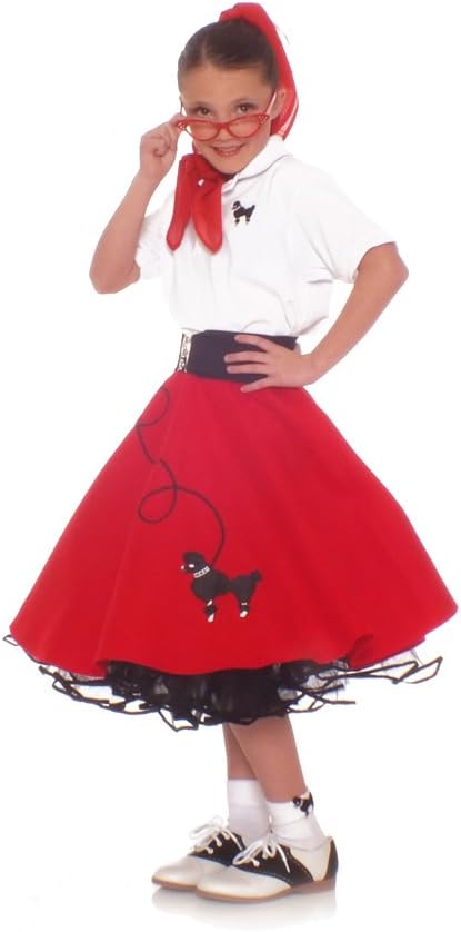1950s Poodle Skirt Girls Outfit