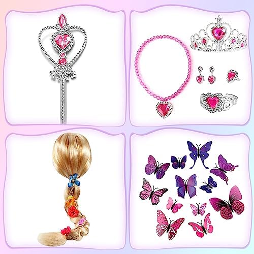 Caroline Girls Rapunzel Princess Dress Up Set