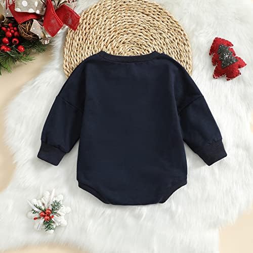 24-Month Toddler Christmas Sweater Boys Santa Design Long Sleeve Machine Washable