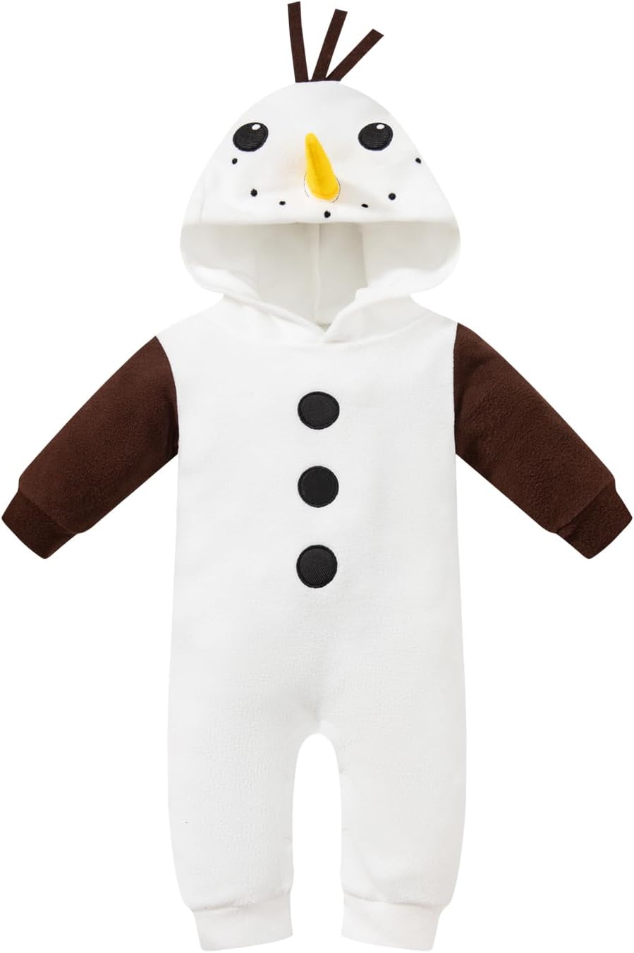 Baby Boys Snowman Sunset romper
