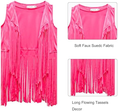 60s70s Hippie Fringe Costume Set