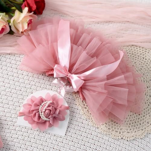 Perfect for newborn photography Vomdrok Tutu Skirt and Headband