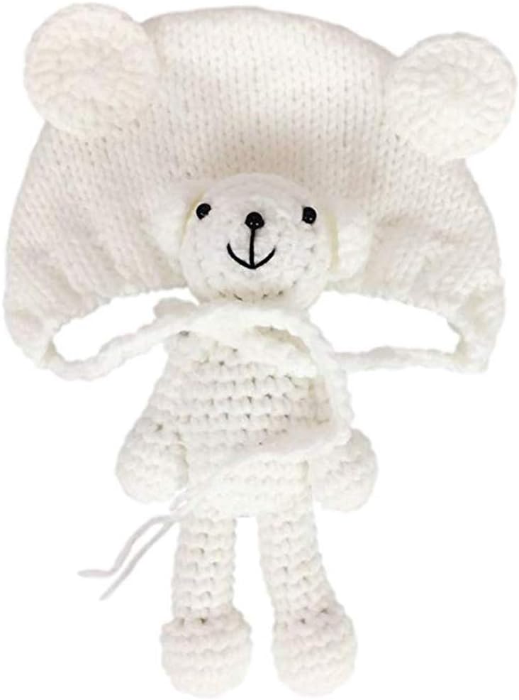 Cute Bear Bear Hat with Bear Doll for Babies