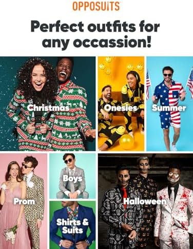 Opposuits Boys Festive Christmas Suit - Perfect for Xmas
