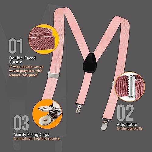 Colorful Suspenders Bow Tie Set for Kids