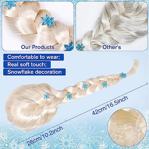 Princess Dress Up for Girls - Snow Queen Costume with Accessories