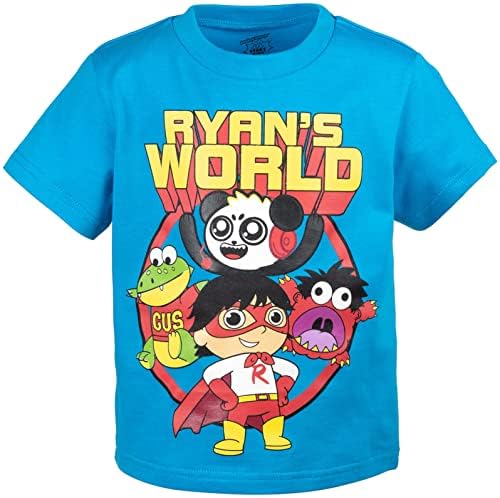 RYANS WORLD Graphic T-Shirt Mesh Shorts Set