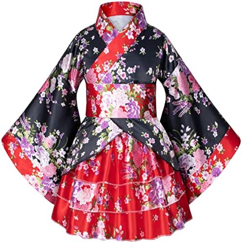 Japanese Trad Kids Kimono Robe Set 6 Piece Sizes 100-150cm