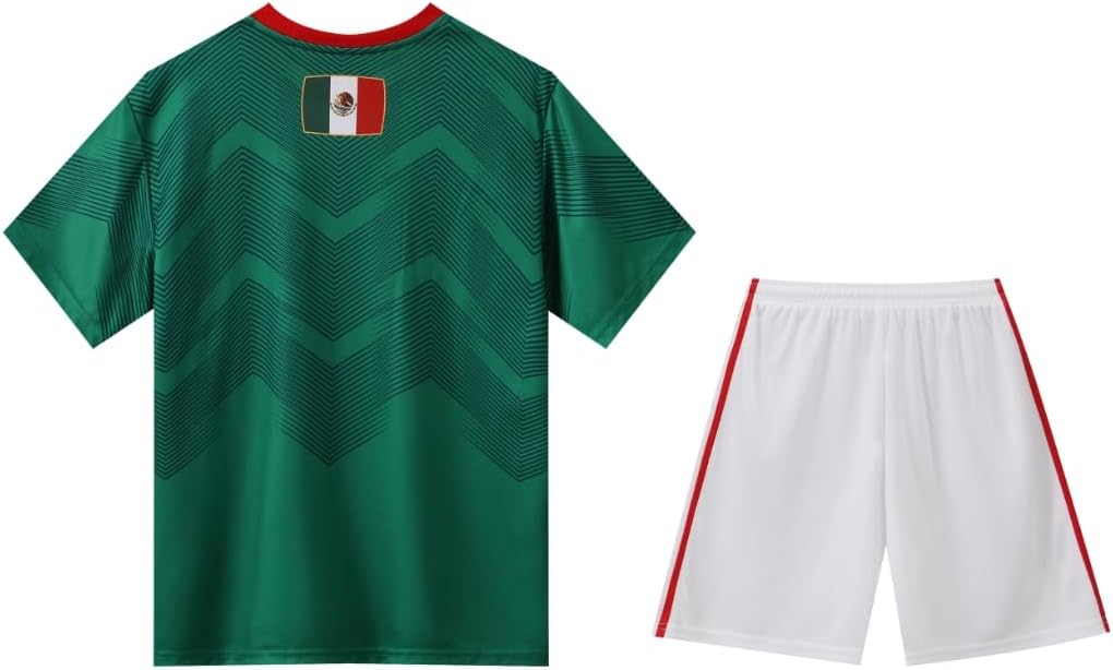 Shanovelle Mexico Kids Boys Youth Soccer Kit