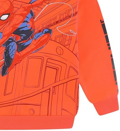 Marvel Spider-Man Boys Hoodie Pants Set for Big Kids