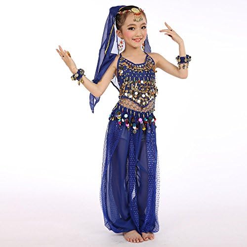 Dance girls belly dancer outfit for Halloween performance