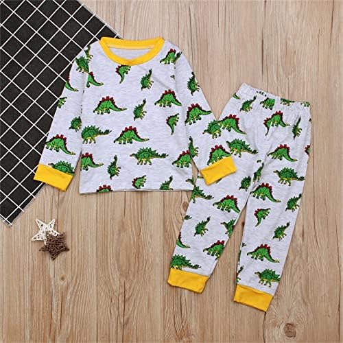 Dinosaur and Halloween Christmas Toddler Boys Outfit Set