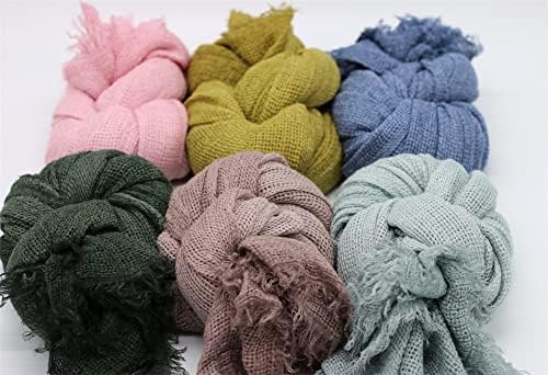 Coberllus Baby Mesh Blanket Photography Props Blue