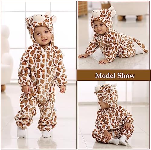 TONWHAR Unisex-Baby Halloween Animal Onesie Cartoon Animal OutcomeRomper for Kids