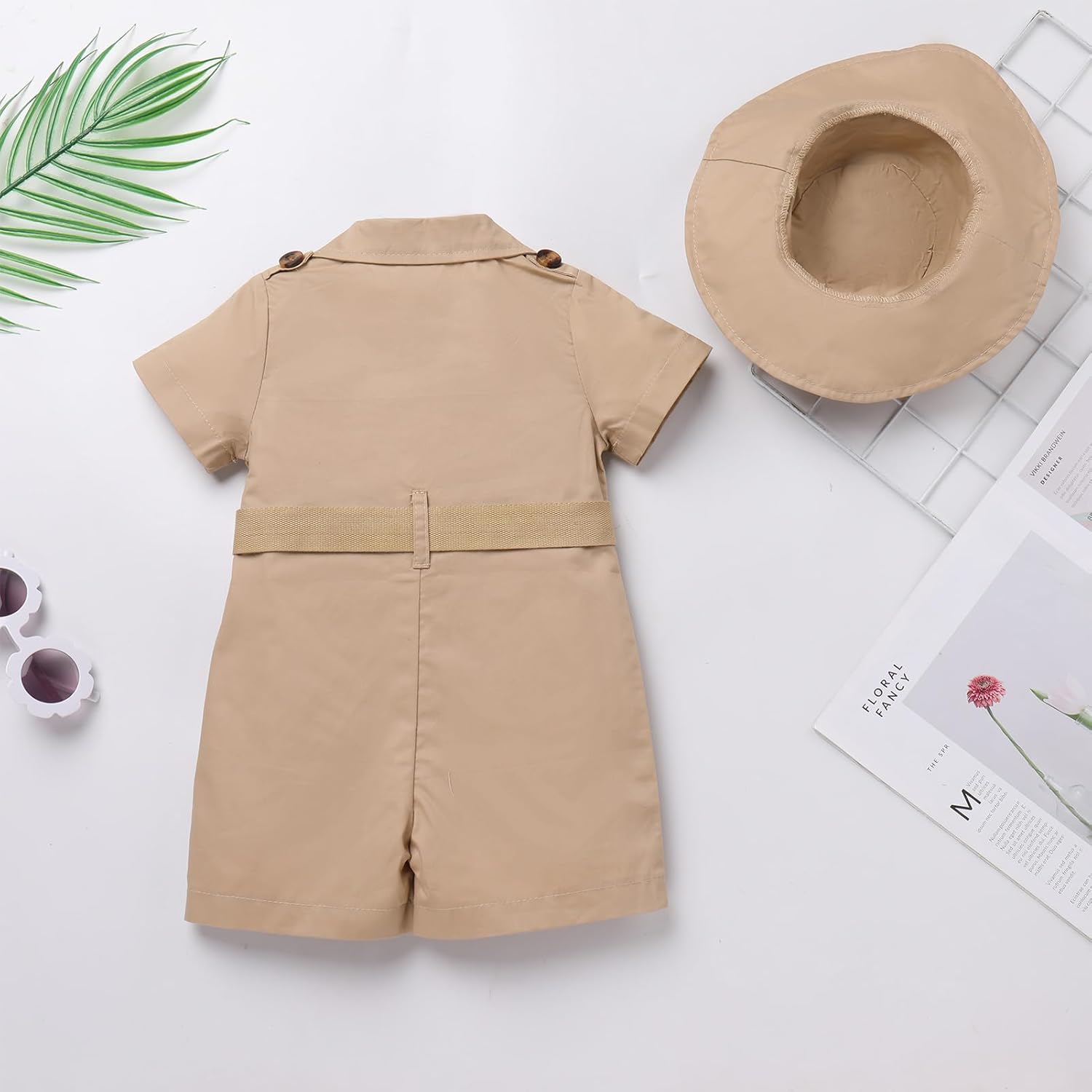 Adventure Kids Baby Safari Outfit Zoo Keeper Jumpsuit for Little Ones