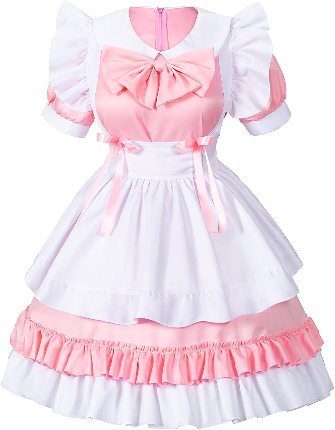 Kawaii Anime French Maid Costume Set for Girls