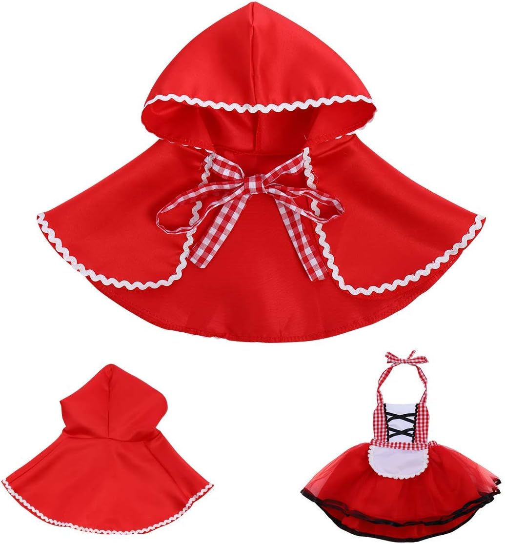 Little Red Riding Hood Halloween Costume for Baby Girls