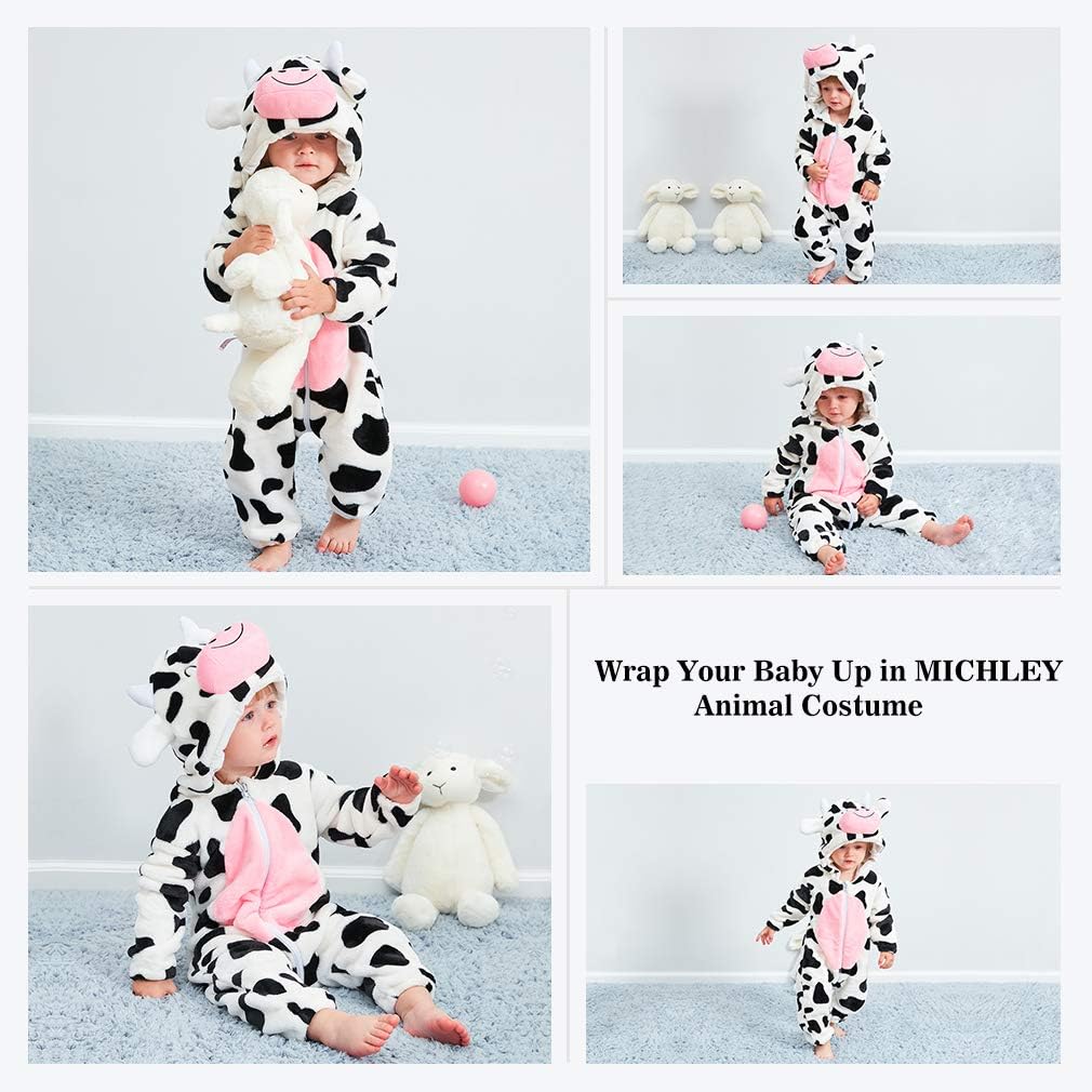 Cute Flannel Romper for Babies Winter