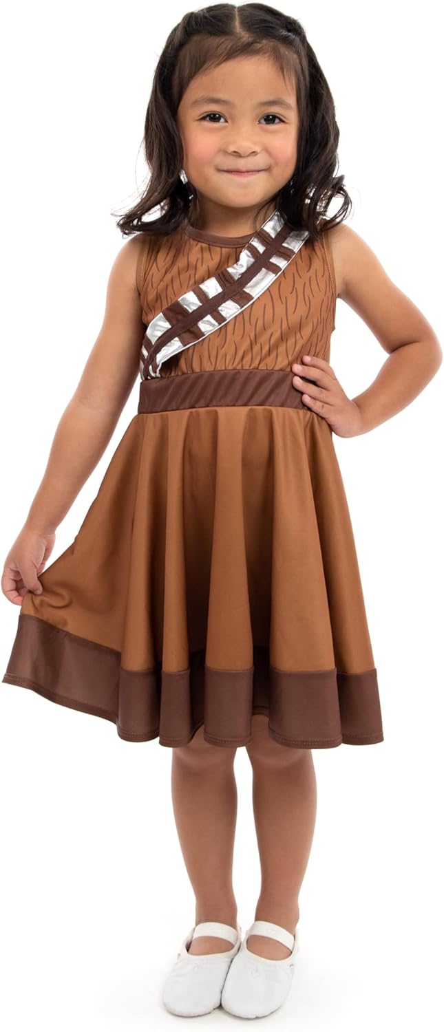 Galactic Fuzzball Twirl Dress for Kids - Machine Washable Costume