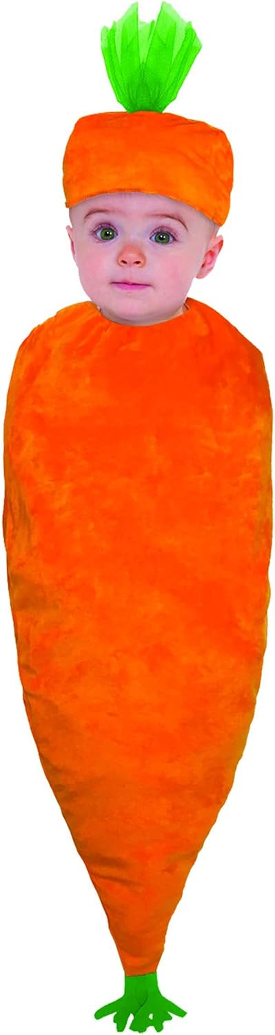 Stylish Baby Carrot Costume for Boys 0-3 Months
