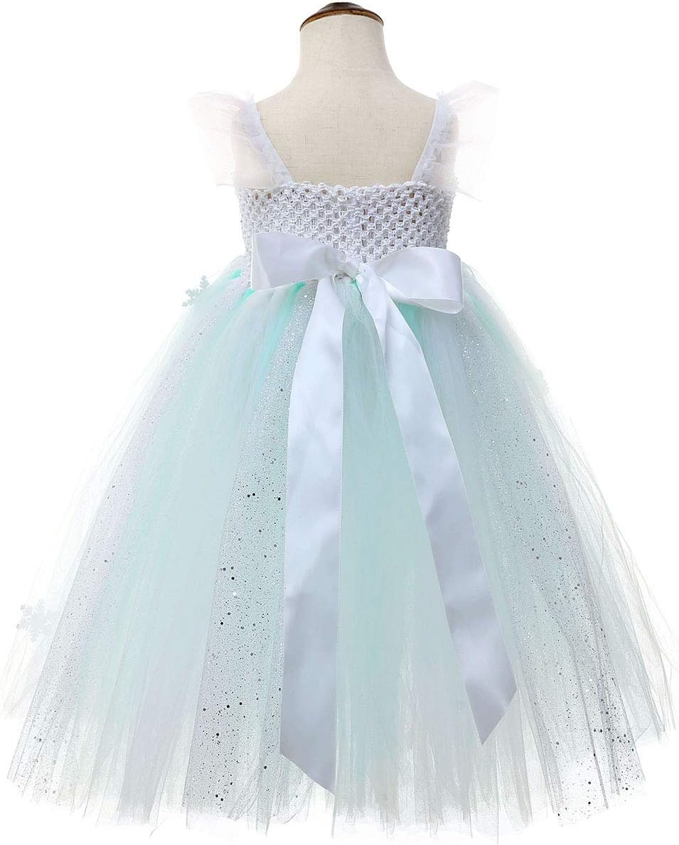 Tutu Dreams Snow Queen Princess Dress for Girls 1-12Y