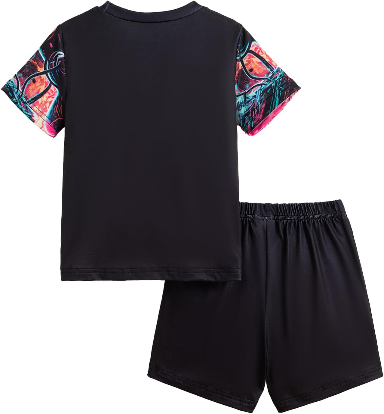 FRCLHWA Boys Letter Graphic T-Shirt Set 2-7T