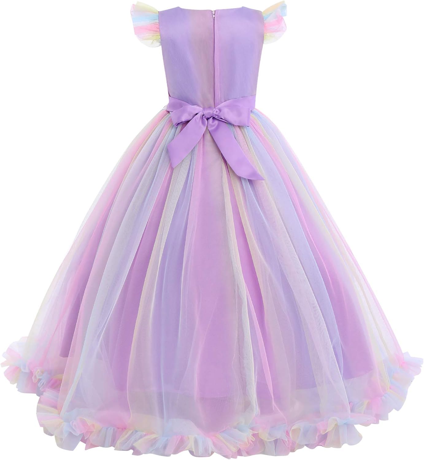 Floral Boho Maxi Dress - Princess Party Bridesmaid Design