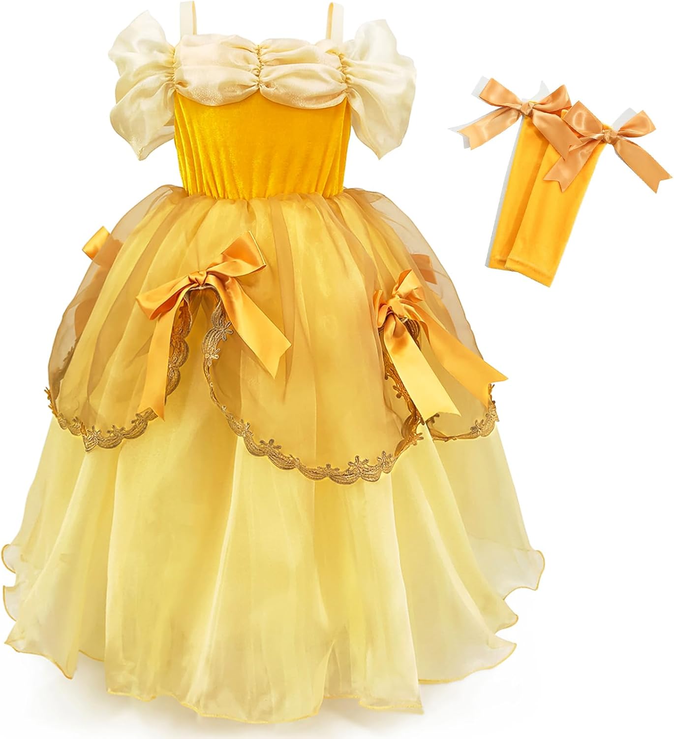 TYHTYM Princess Dress Little Girls Delute Halloween Party Costume Gig Ball Gown