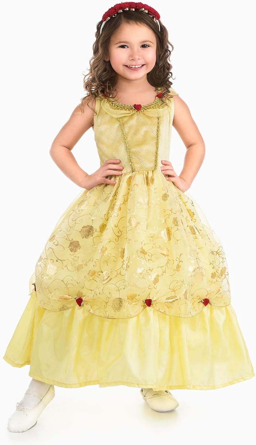 Little Adventures Yellow Princess Dress Up Costume for Girls