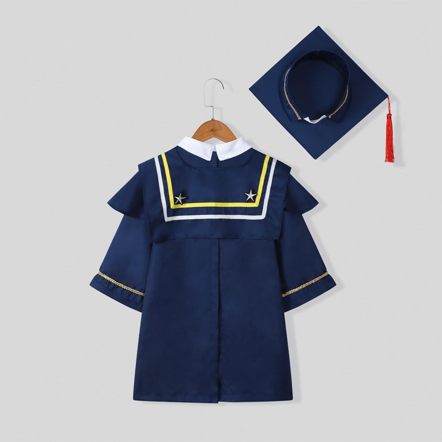 Graduation Gown with Cap for Kids Boys 3-6 Years