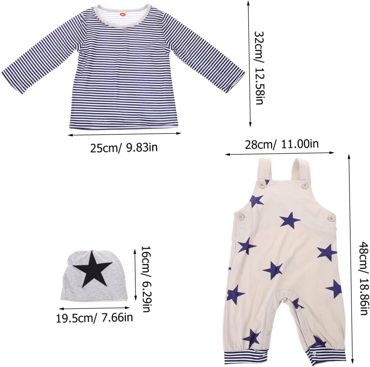 Homoyoyo Spring Outfit for Boys Cute Suspender Trouser Long Sleeve Shirt