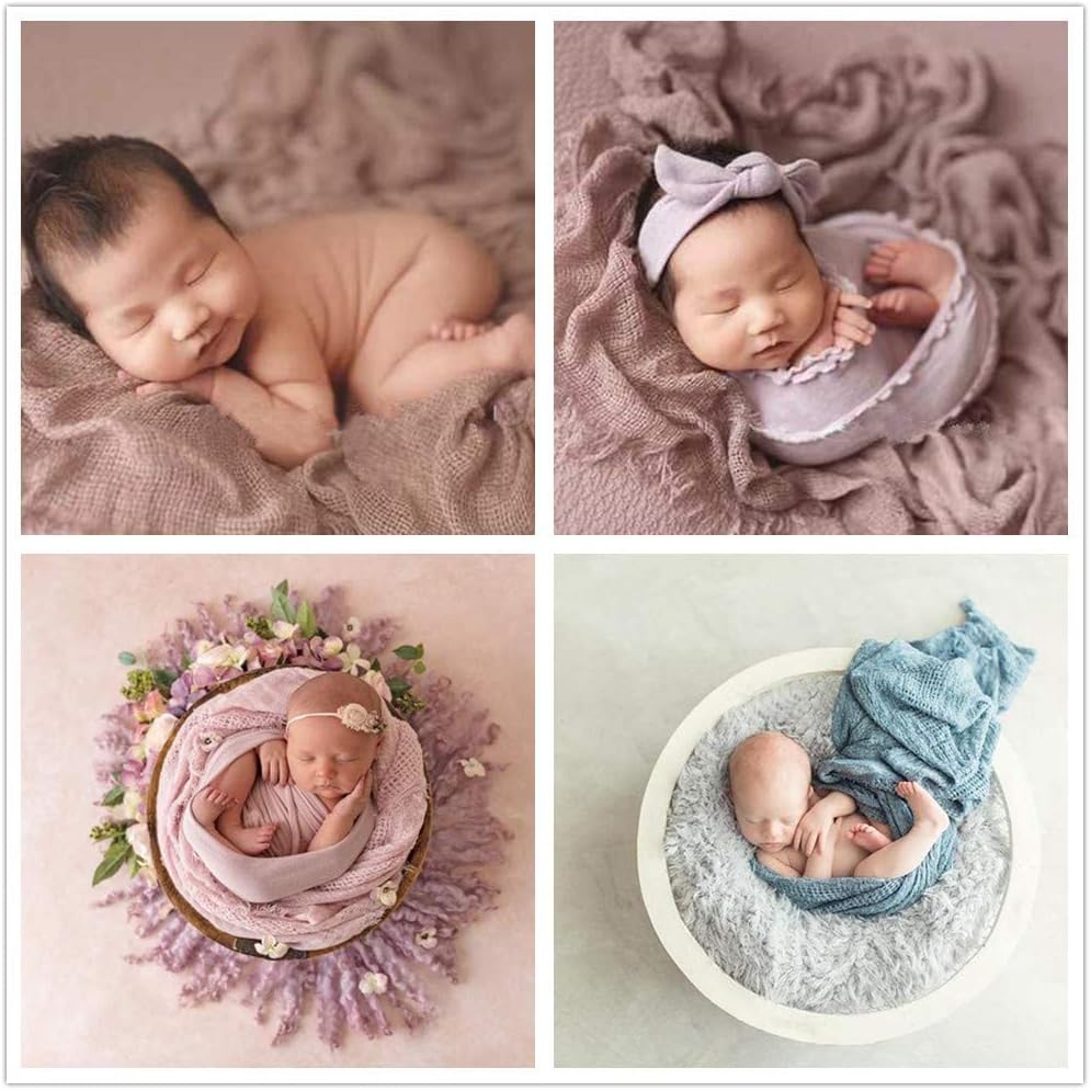Vemonllas Newborn Baby Girls Photography Decorative Blanket
