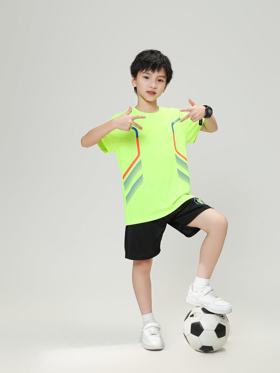 TOPSKY Boys 2-Piece Athletic Short Set Summer clothes 4-15 yrs