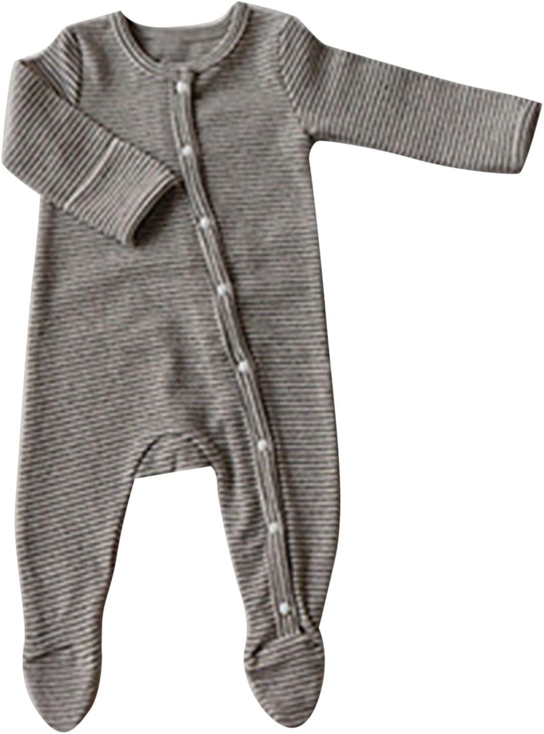 SZZY Baby Romper Autumn Striped Long Sleeve Jumpsuit 12-18 Months