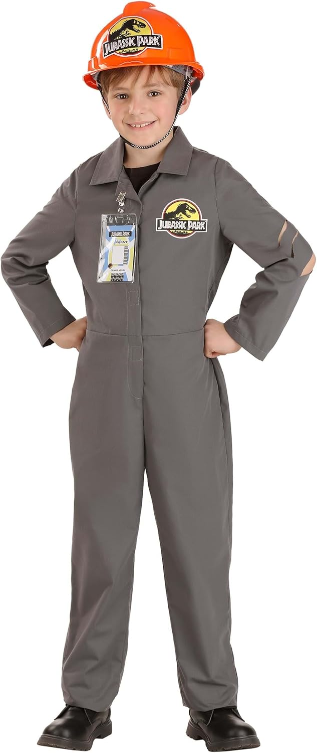 Jurassic Park Employee Kids Costume Halloween Halloween Employee Kids Costumes