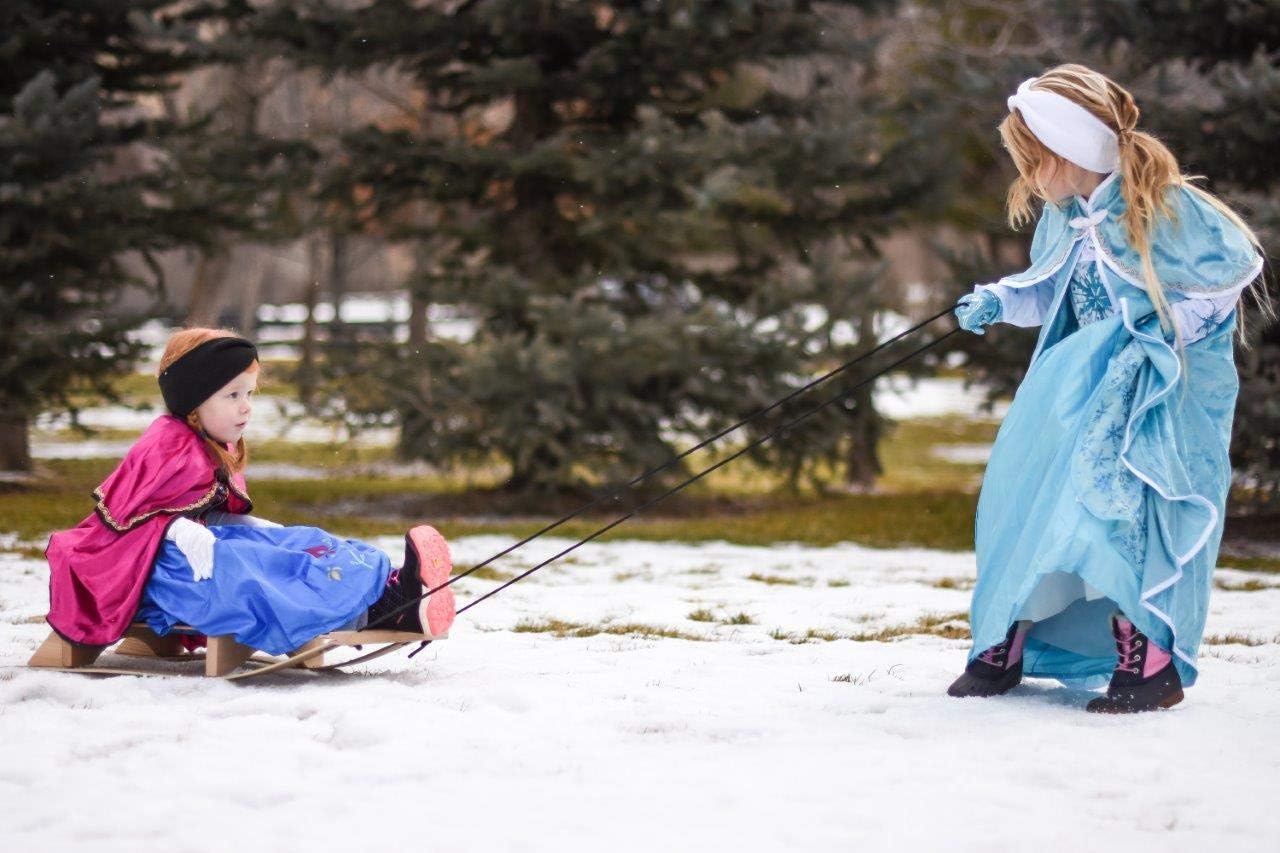 Dress Up as the Ice Princess Machine Washable Play-Friendly Kids Costumes