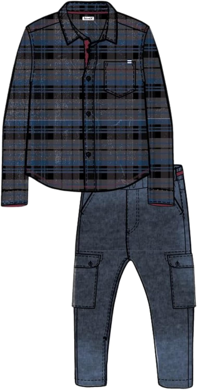 Splendid Boys Long Sleeve Top Pants Set for Toddler Kids
