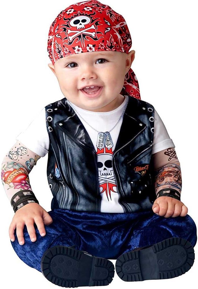 Born To Be A Wild Child Costume Toddler LARGE