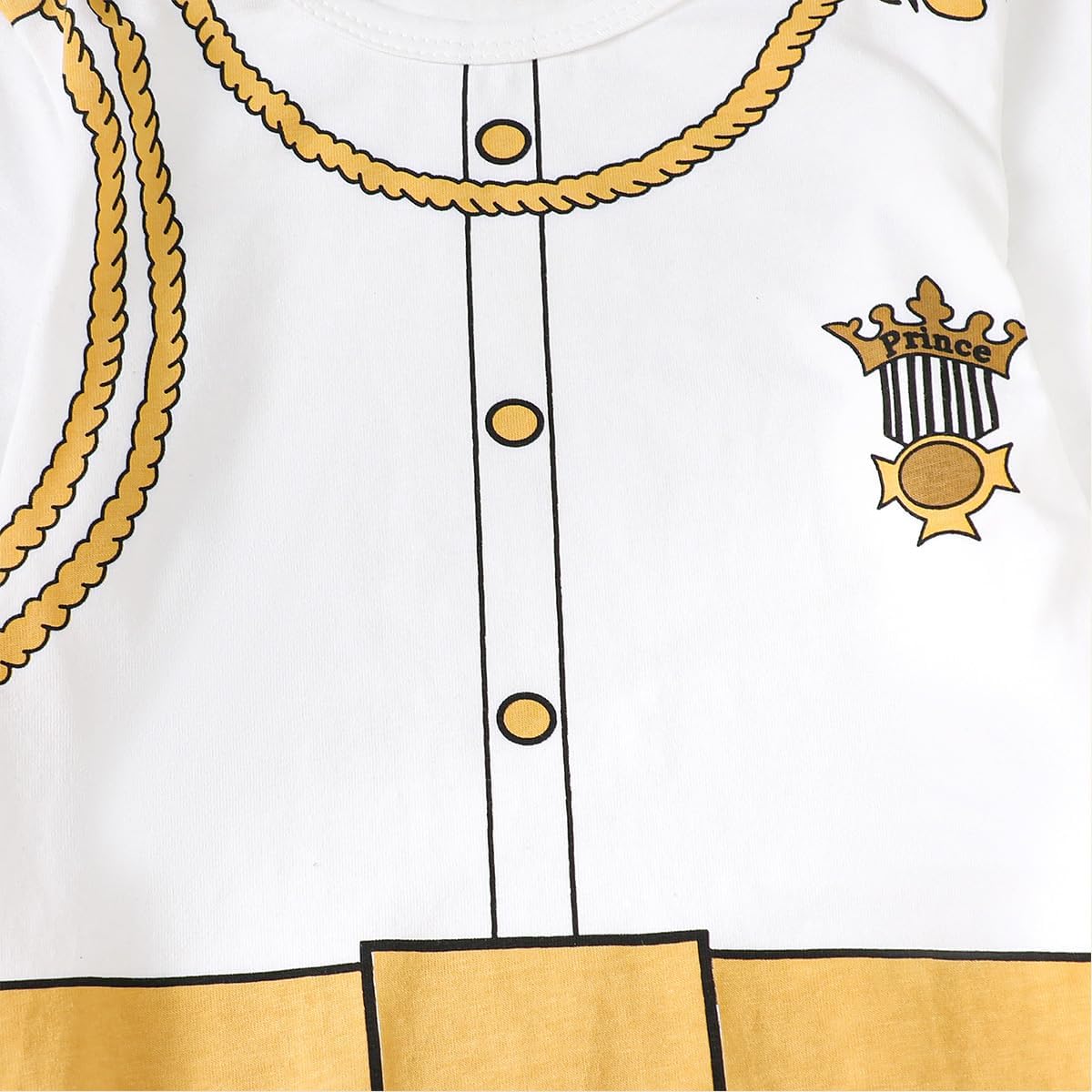 Prince Charlton Baby Costume Outfit with Crown Hat