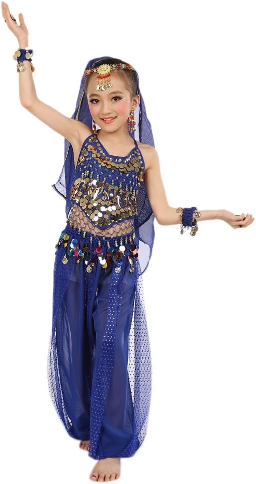 Dance girls belly dancer outfit for Halloween performance