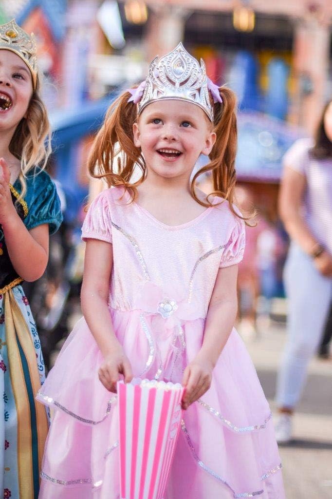 Little Adventures Royal Pink Princess Dress Up Costume for Girls