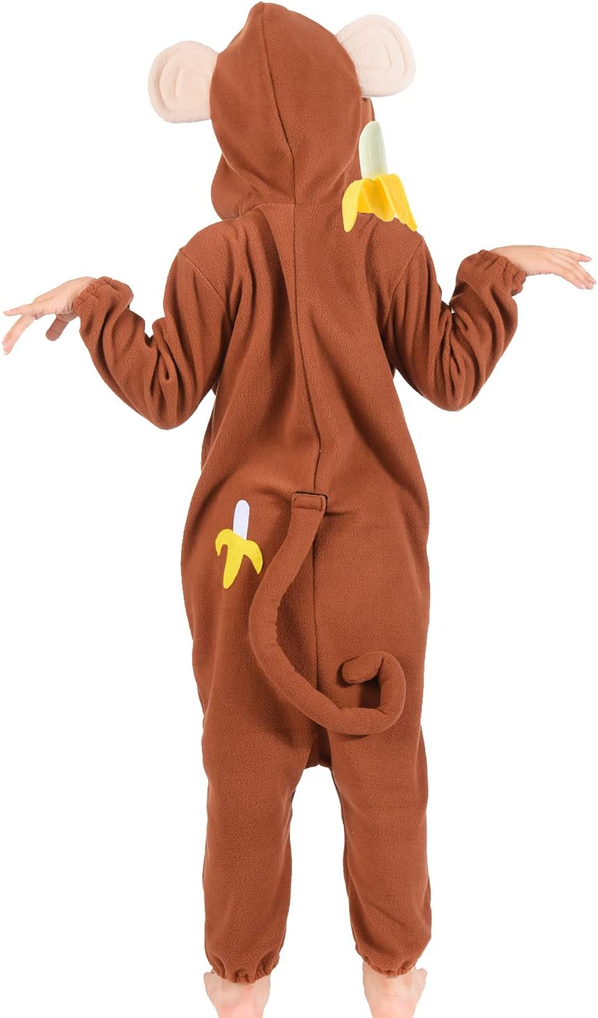 Tao-Ge Kids Monster Monkey Onesie Costume Boys Girls Halloween Trick