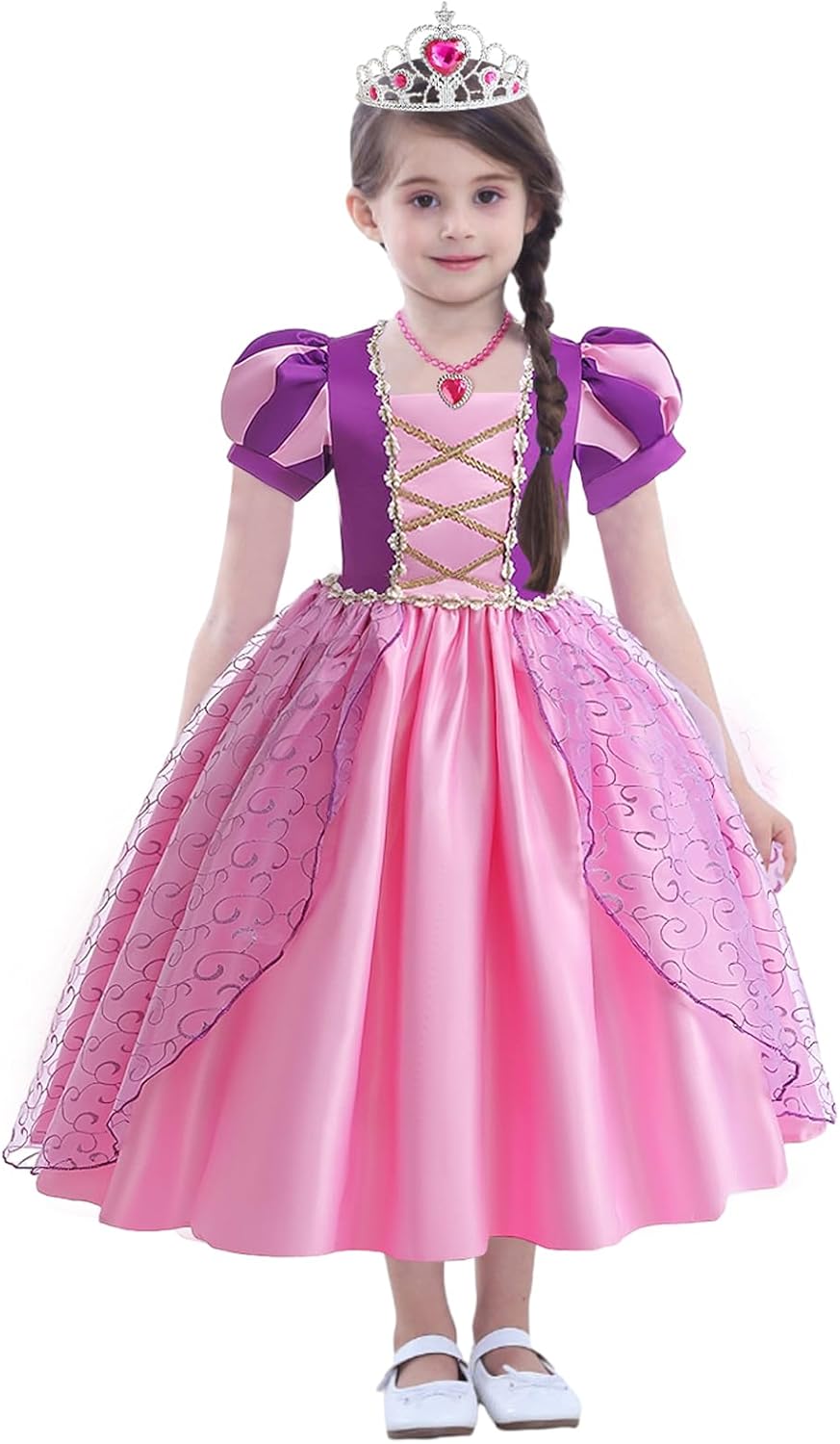 Caroline Girls Rapunzel Princess Dress Up Set
