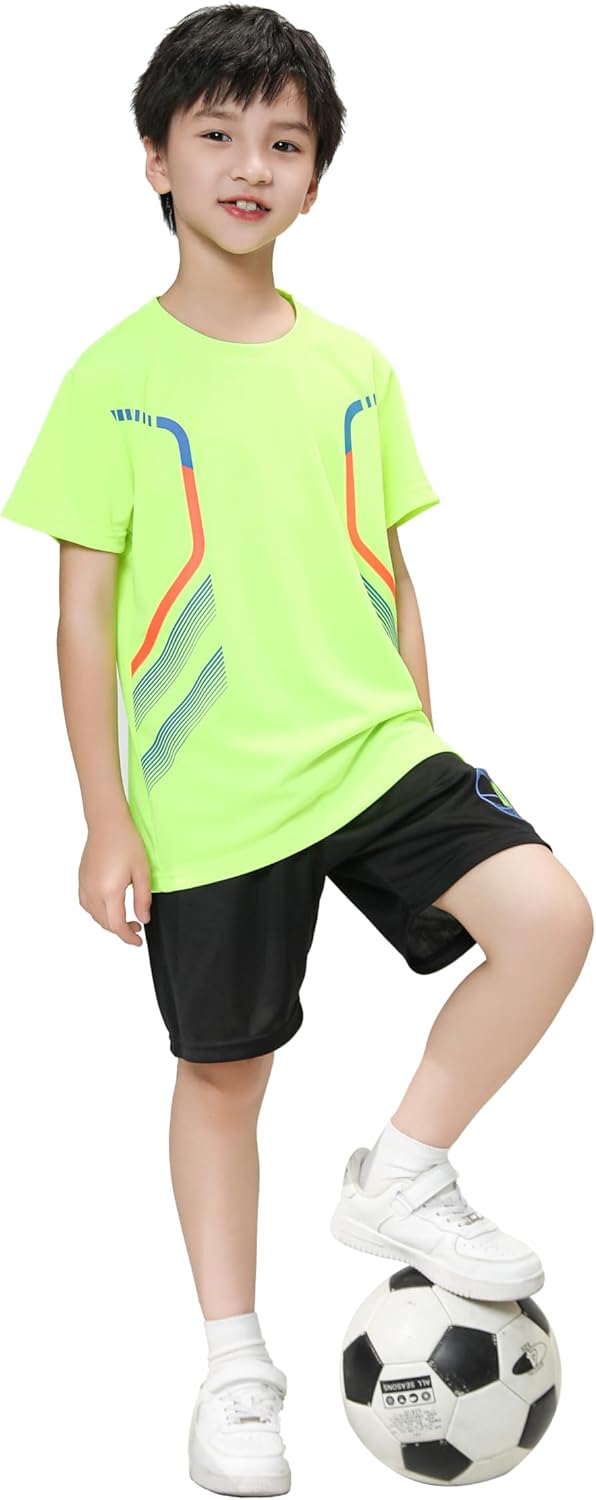 TOPSKY Boys 2-Piece Athletic Short Set Summer clothes 4-15 yrs
